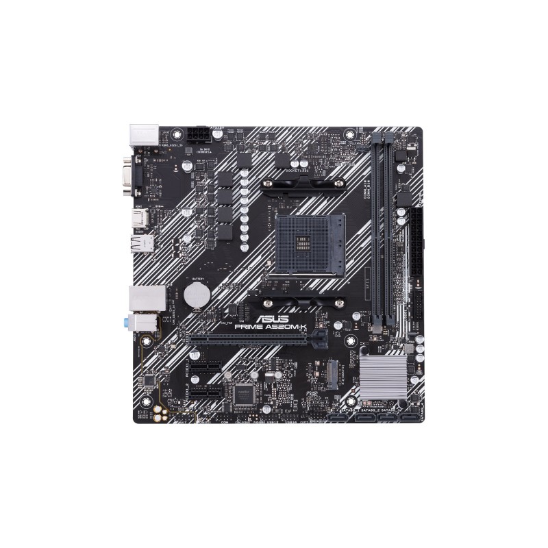 ASUS PRIME A520M-K mATX Mainboard Sockel AM4 M.2/USB3.2/HDMI/D-Sub/SATA